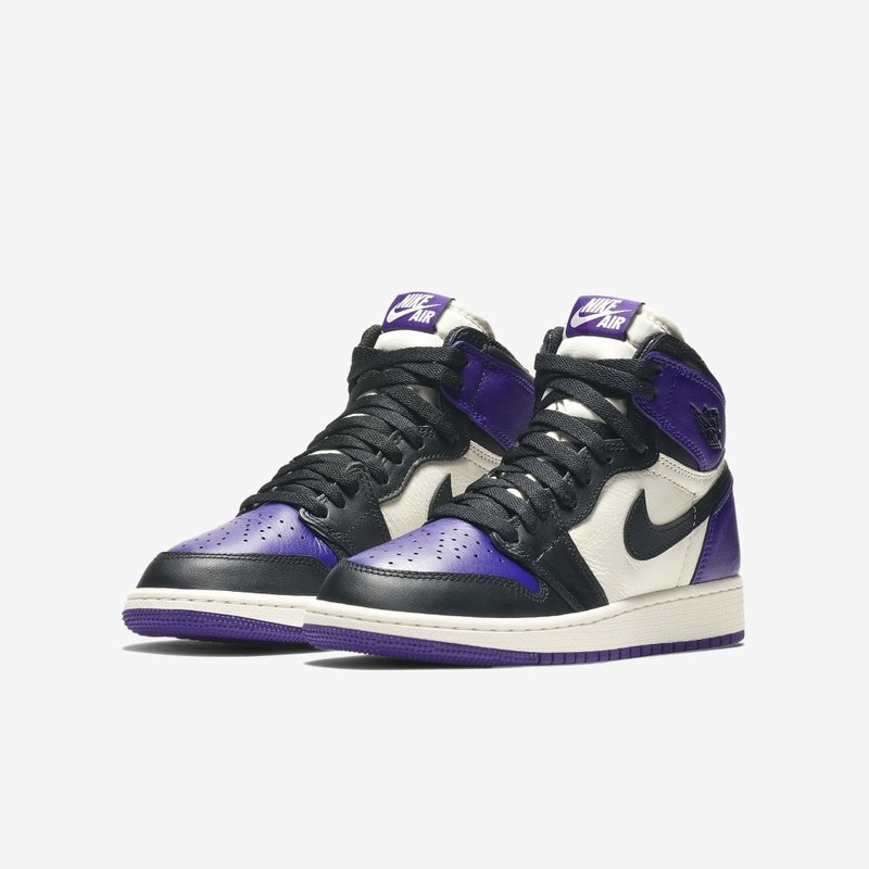 Air Jordan 1 Retro High OG Court Purple 555088 501 Grailify
